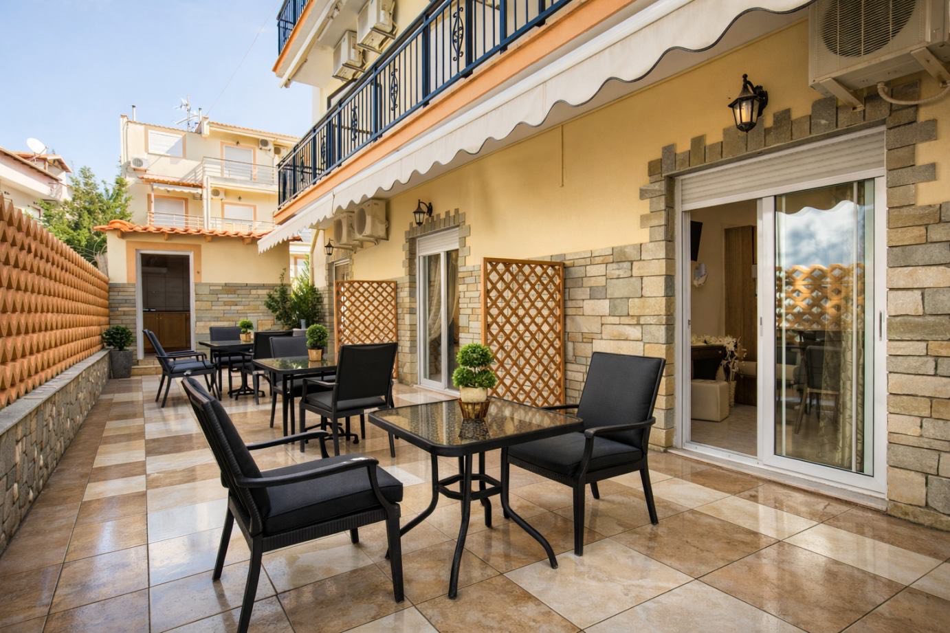 Villa exterior and façade